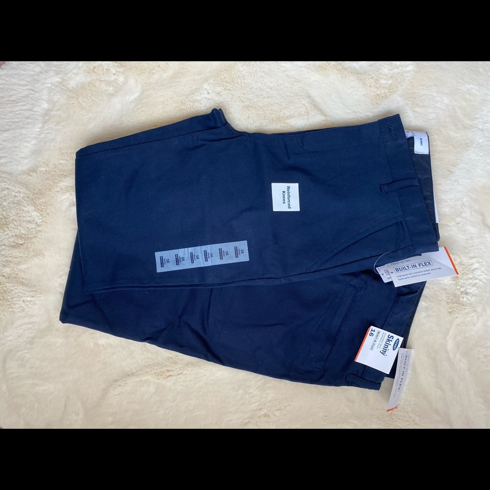 Navy khaki pants for big kids